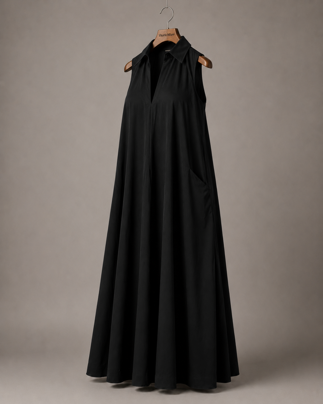 Sleeveless A-Line Dress