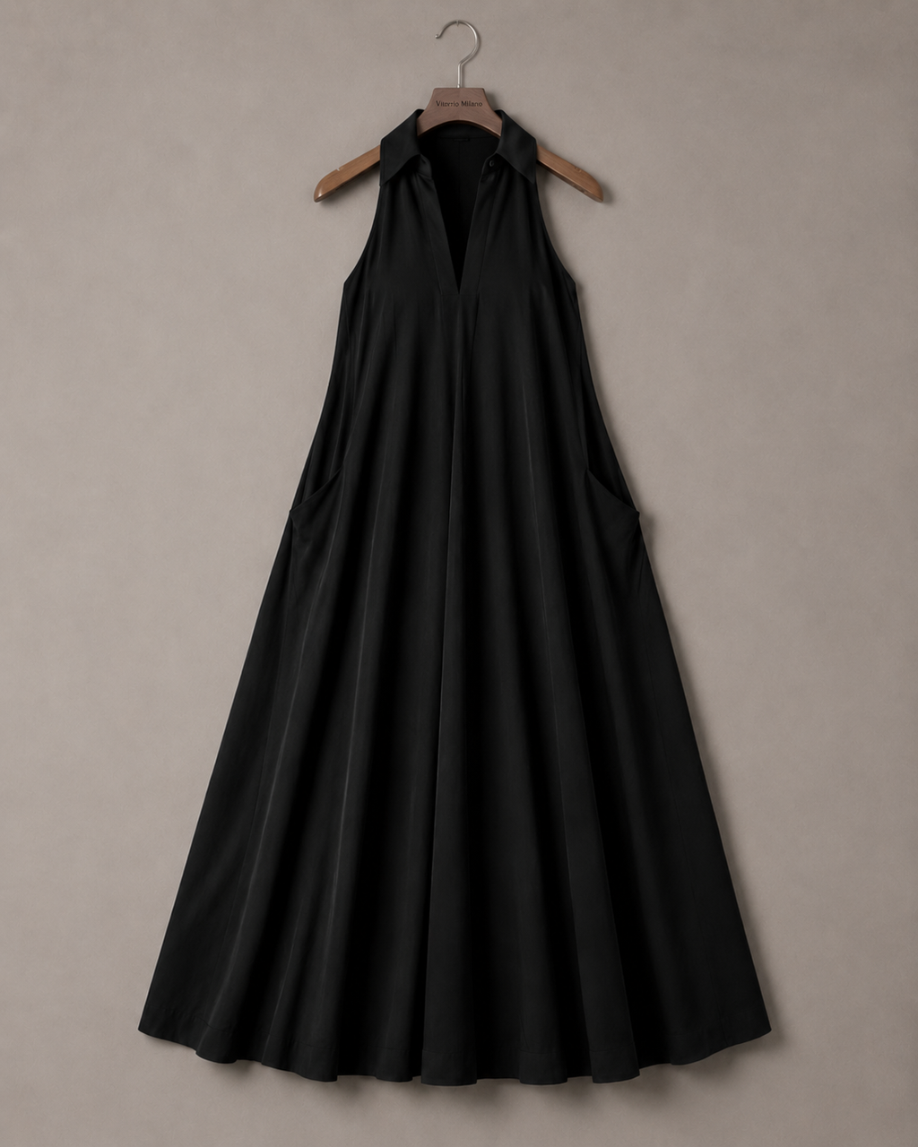 Sleeveless A-Line Dress