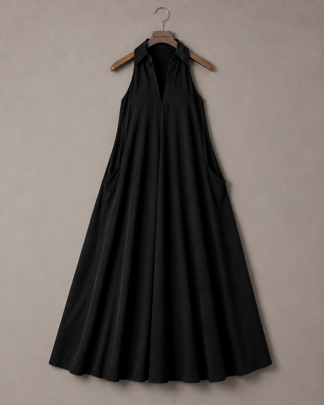 Sleeveless A-Line Dress