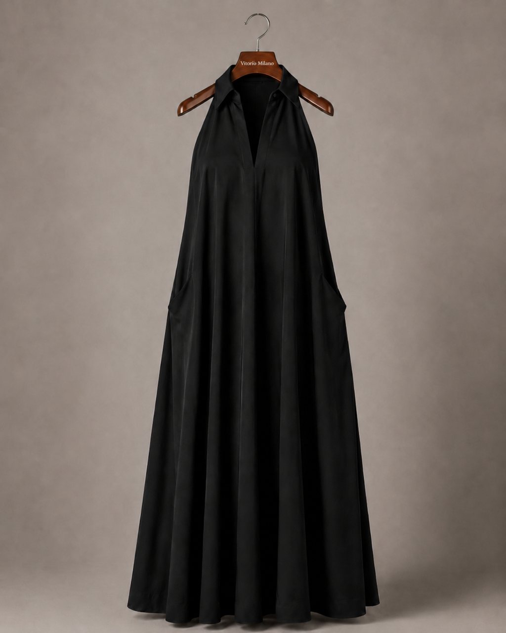 Sleeveless A-Line Dress