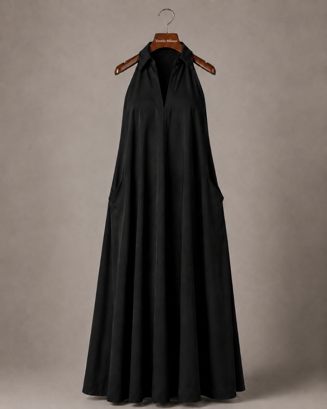 Sleeveless A-Line Dress