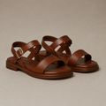 Block Heel Ankle Strap Sandal