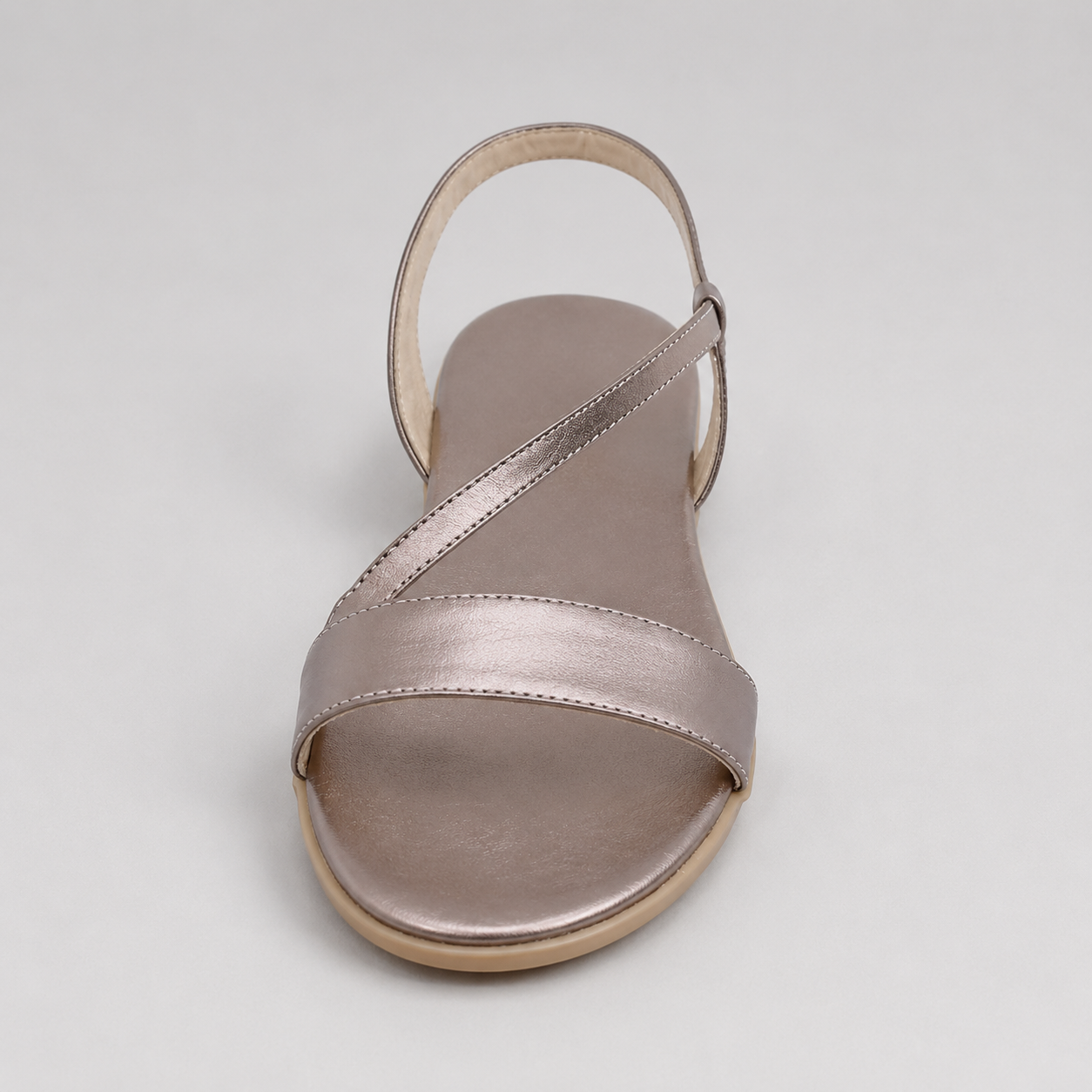 Kitten Heel Ankle Strap Mule