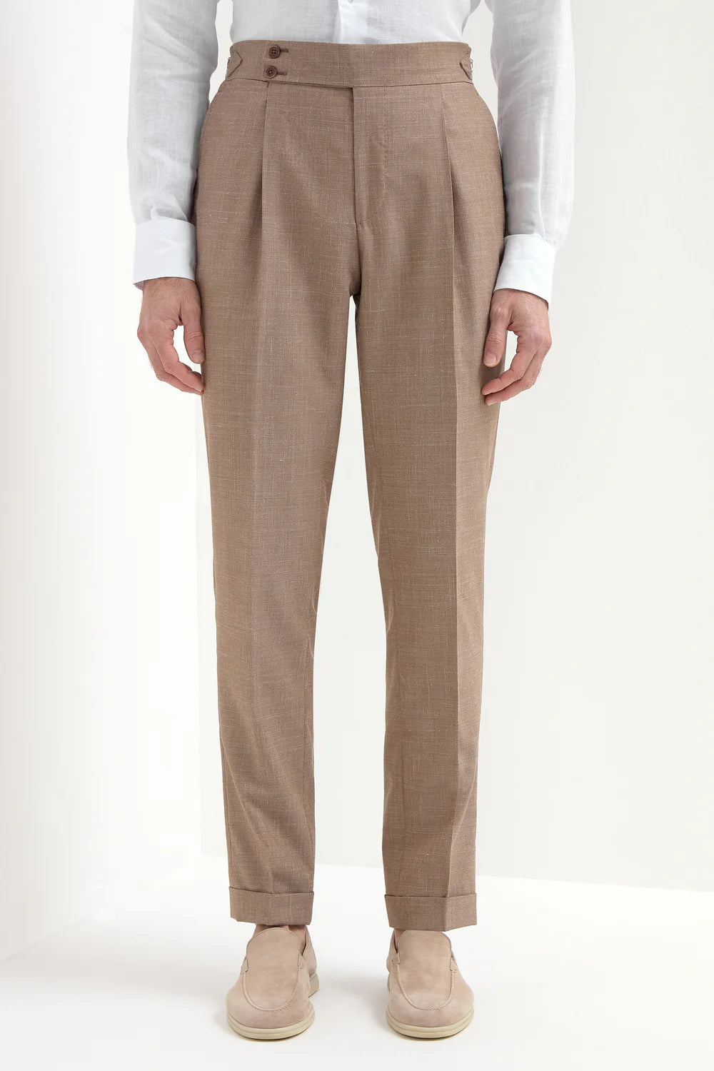 Pantaloni Soragna Almond - Made in Italy