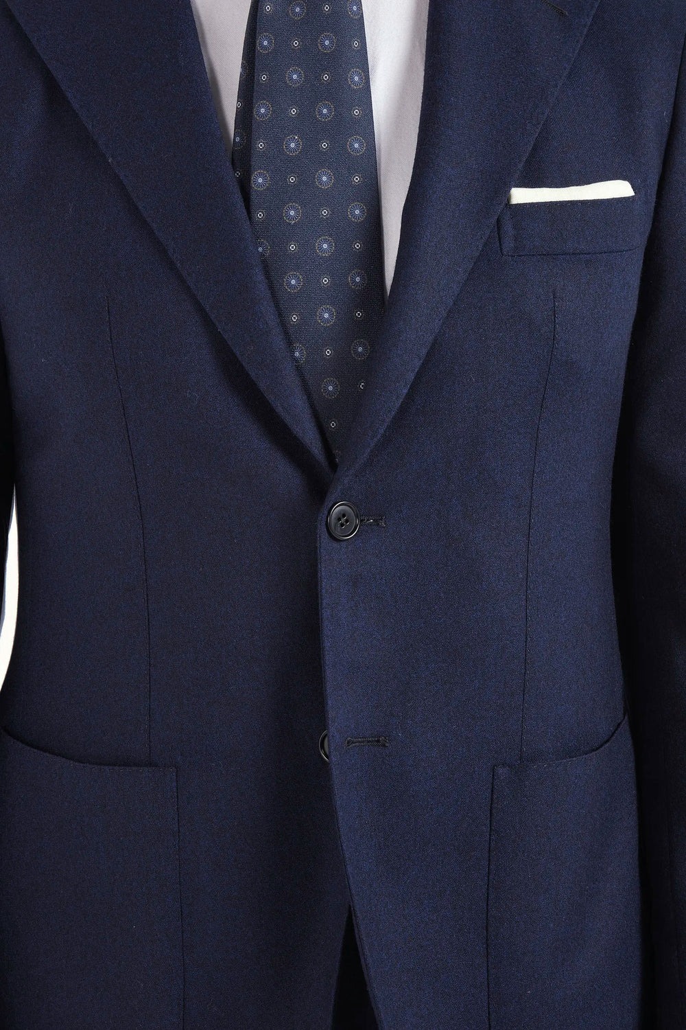 Giacca in flanella blu - Made in Italy