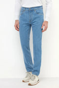 Jeans sbiancati azzurri - Cotone Candiani - Made in Italy