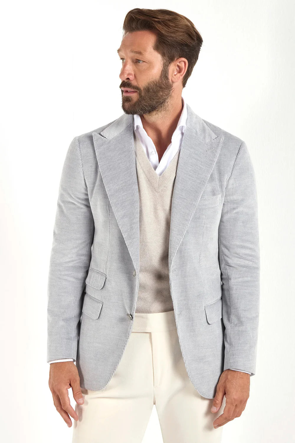 Giacca in velluto a coste Stone - Made in Italy